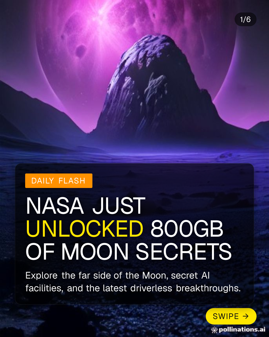 NASA just unlocked 800GB of Moon secrets - Slide 1